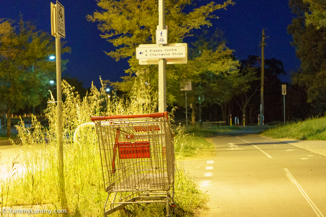 Shopping trolley | SONY ILCE-7S with E 35mm F1.8 OSS at 35mm and f/2.8, 1/100sec, ISO 6400